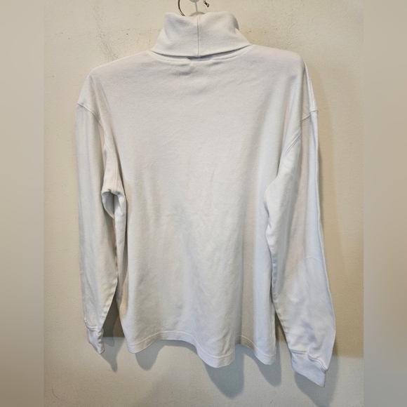 TALBOTS WOMEN'S WHITE LONG SLEEVED PULLOVER TURTLENECK SIZE SMALL - Picture 7 of 7